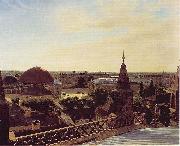 Eduard Gaertner Panorama of Berlin oil